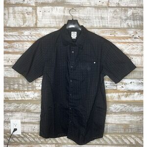 Voyager Mens Short Sleeved Collared Button Up Shirt XLarge‎